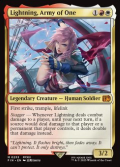 Lightning, Army of One Final Fantasy
